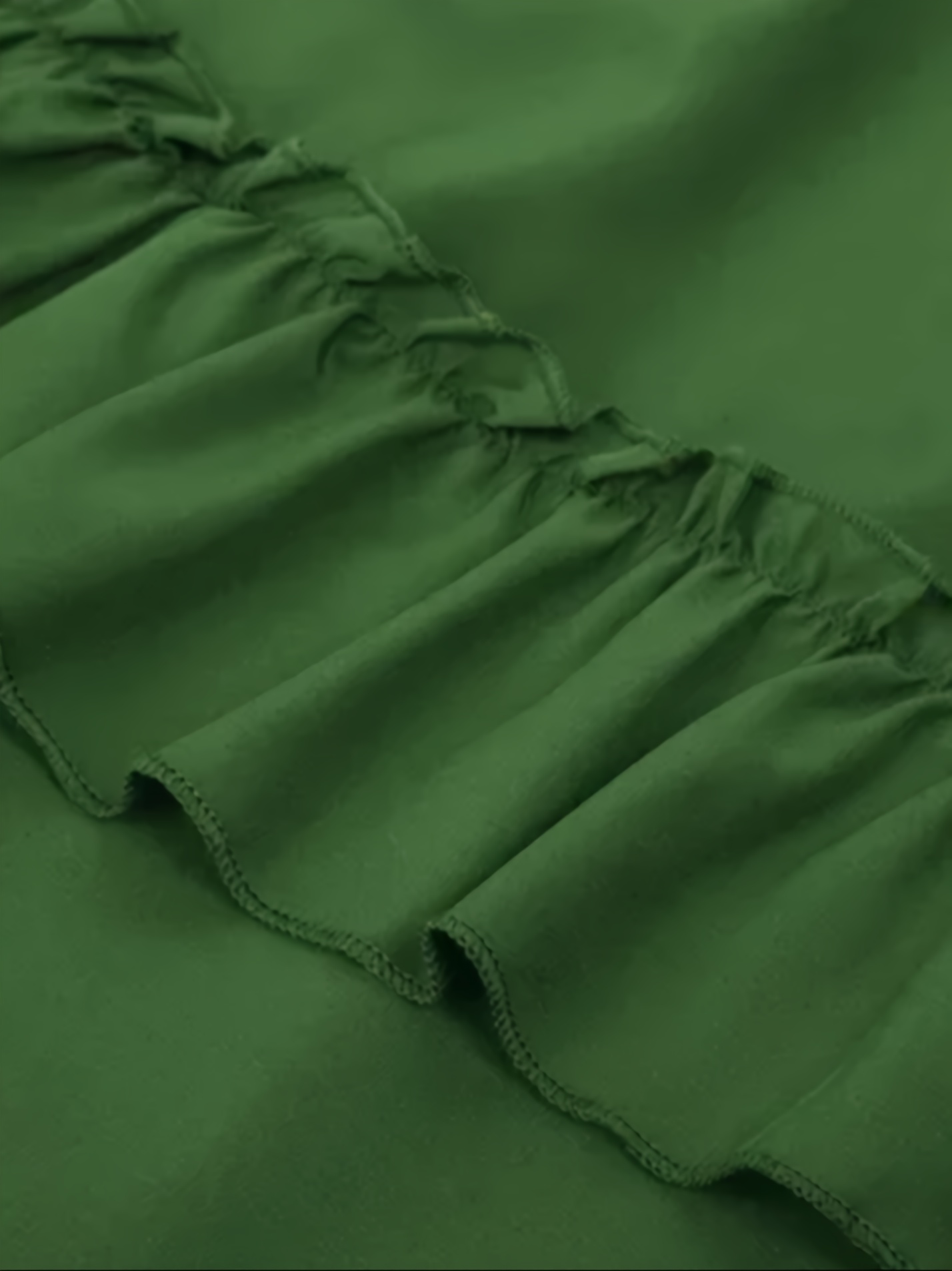 우아한 블랙 리플 미디 스커트 루즈핏 플레어 하hem 벨트 없음 올 시즌 스타일 리플 디테일 캐주얼에서 공식 - Temu  Republic of Korea