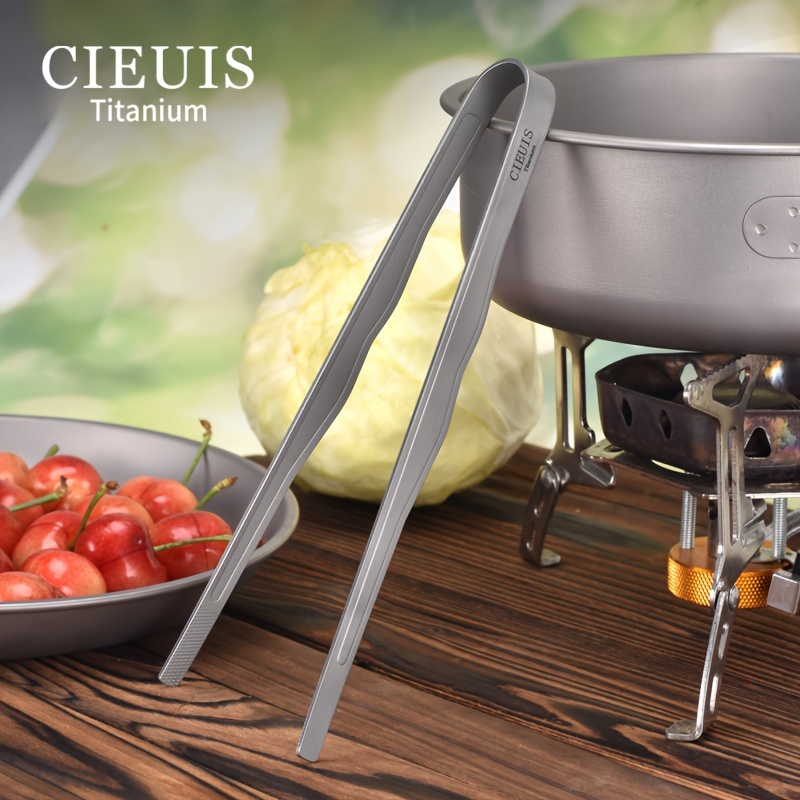 

Cieuis Titanium Bbq Tongs - , For Camping & Picnics