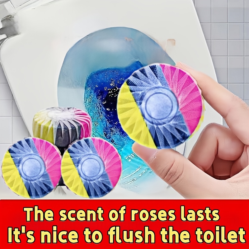 Multi-Functional Automatic Toilet Cleaner Sheets - Powerful Detergent, Deodorant for Yellow Stains And Odors, Fresh Air Fragrance, Suitable for Ceramic And Plastic Surfaces, Hotel And Villa, Cleaning Supplies