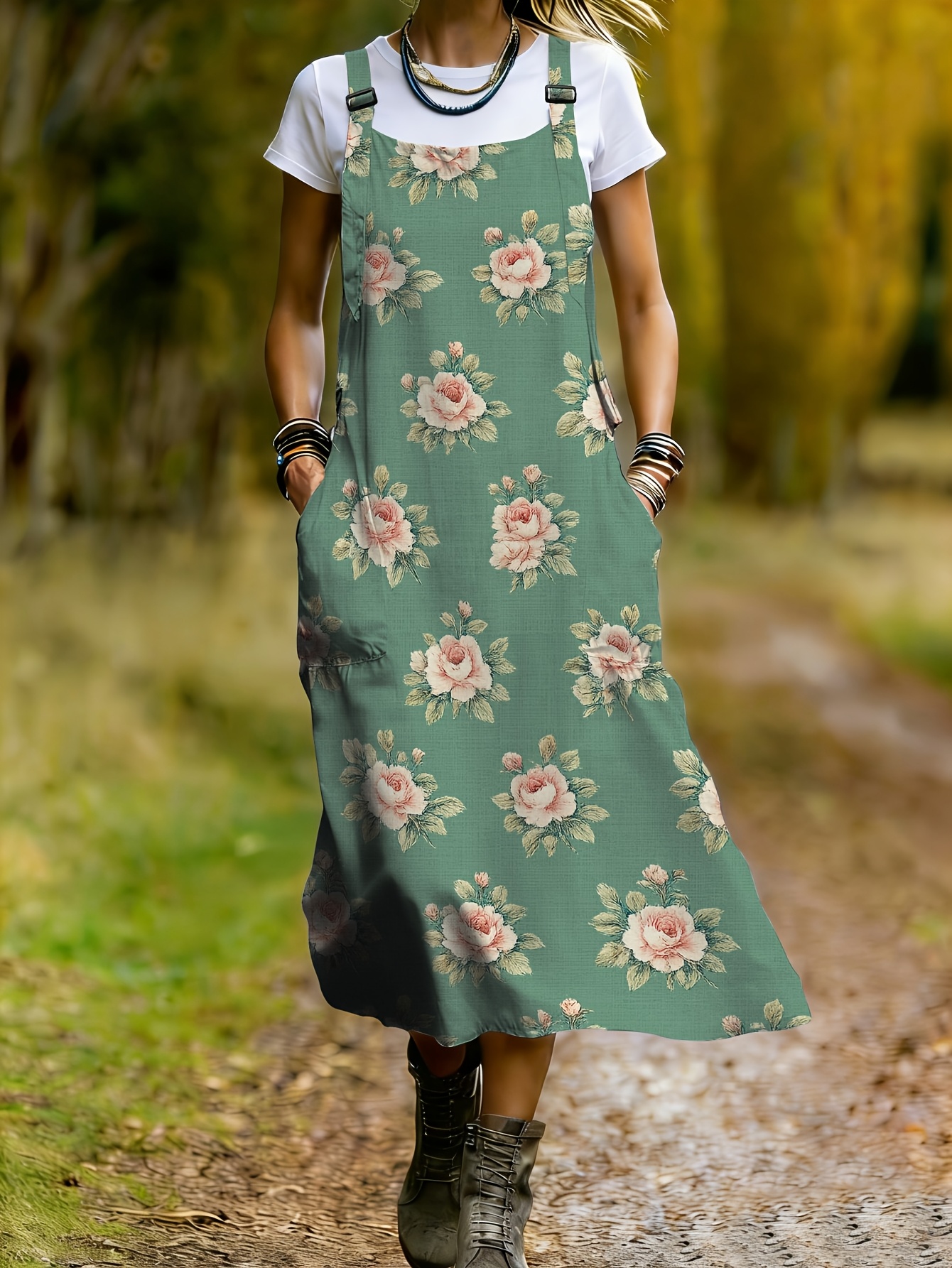 ladies long sleeve midi dresses Petal and Pup Women's Cammie Long Sleeve Midi Dress main image 0