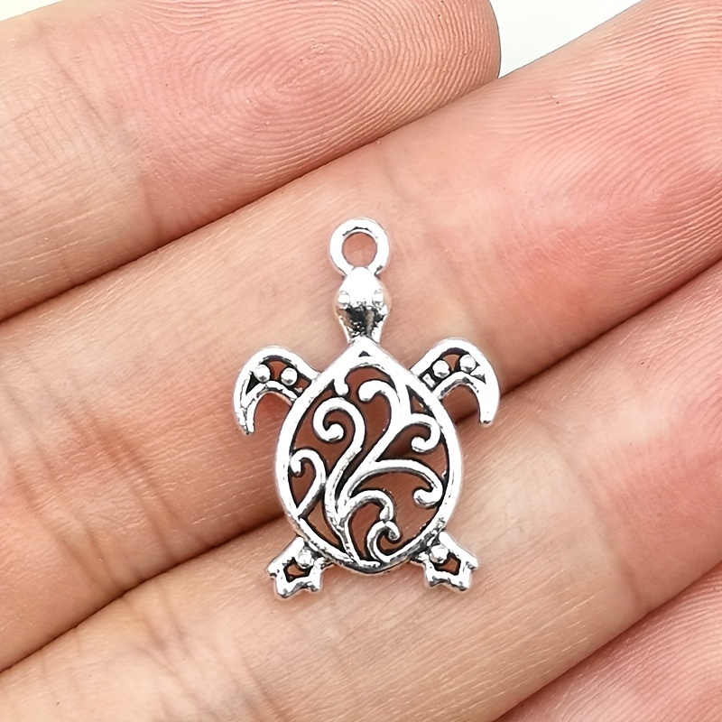 

10/20pcs Pendentif Charme Tortue Mignon Pendentif Animal Style Bohémien Mode Femme Pendentif DIY Boucles d'Oreilles Collier Accessoires