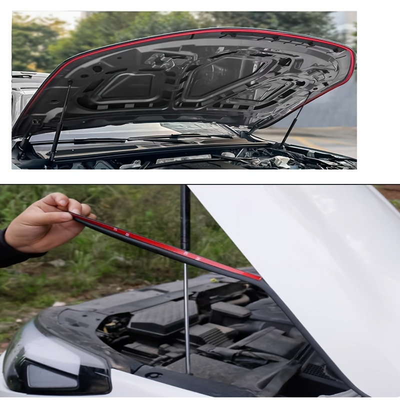 TEMU Bande d'étanchéité pour capot de voiture, bande d'étanchéité pour A de voiture, bande d'étanchéité universelle en caoutchouc, coussin