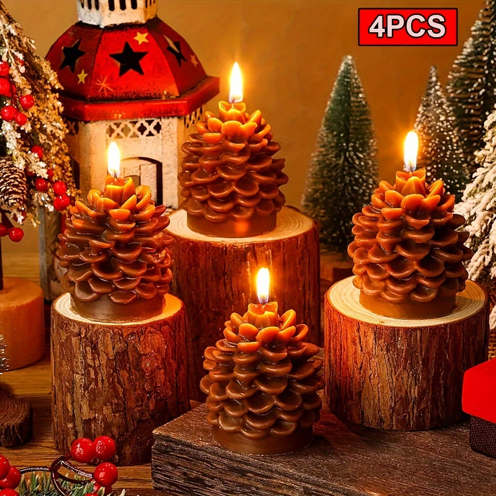 3 candele profumate natalizie, mini albero di Natale, aromaterapia, candele profumate, set regalo per donne, candele da viaggio, candele profumate