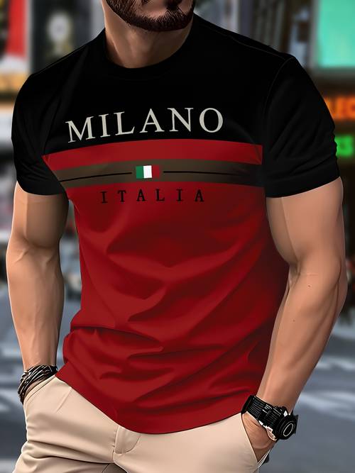 2025 casual mens short sleeve t shirt