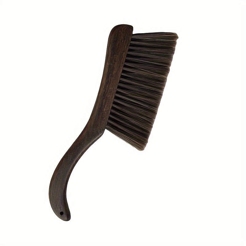 Image of 1pc Wooden Soft Bristle Dusting Brush Pet Dusting Broom Bed Brush Natural Wooden Handled Broom For Deep Cleaning - Perfect For Sofas, Beds, Tables And Cars