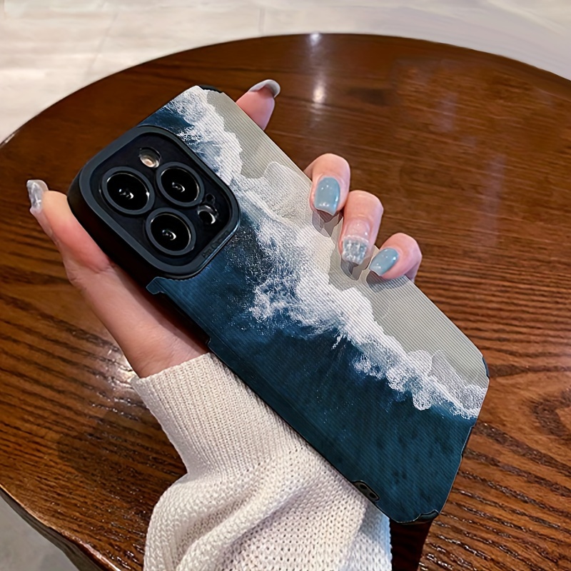 TEMU Beach Ocean Mobile Phone Case For Iphone15/15plus/15pro/15promax, Iphone 14/14plus/14pro/14promax, Iphone 13/13pro/13promax, Iphone