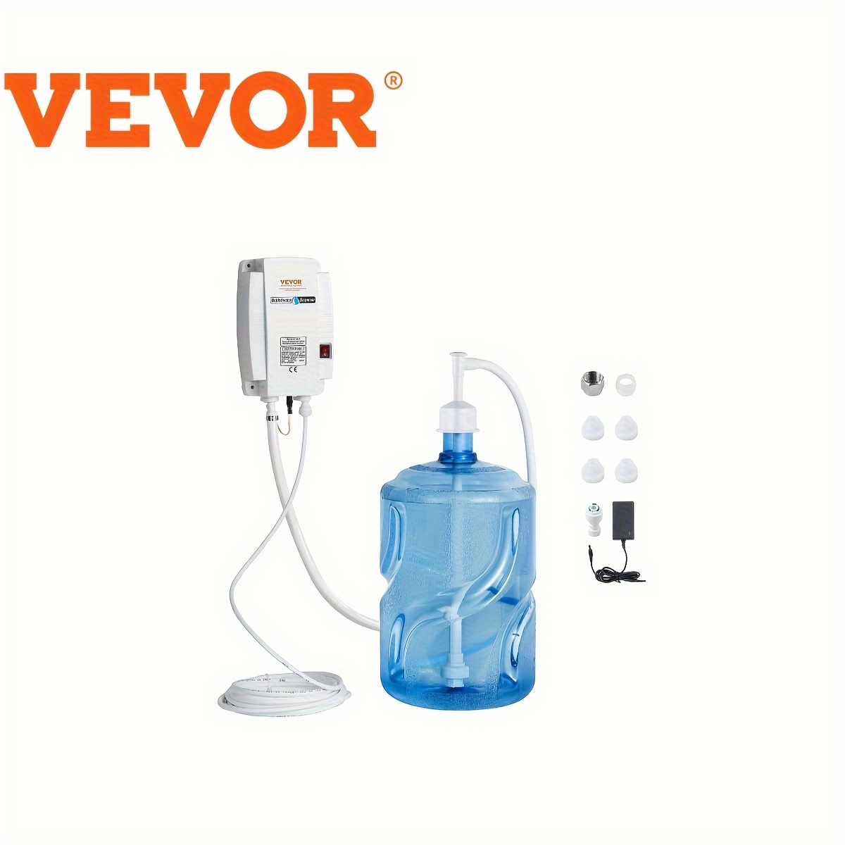 TEMU Vevor Bottled Water Dispenser Pump System, 110v 20ft Us Plug Bottled Water Pump With Single Inlet, Water Dispenser Pump Compatible Use With