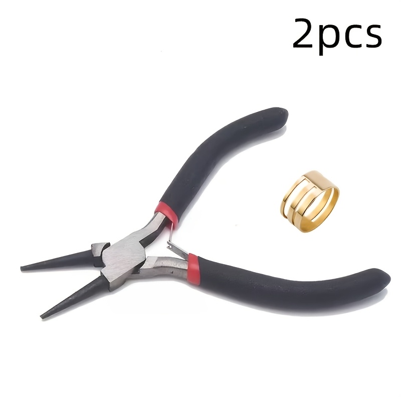 TEMU 2pcs Jewelry Making Pliers With , Portable And Compact, Exquisite Shape, Multi-functional Needle-nose Pliers, Suitable For Jewelry , Handmade