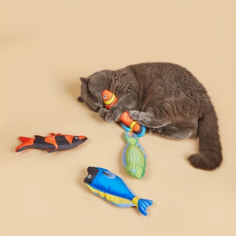 Cat Toy Fish On A Stick - Temu
