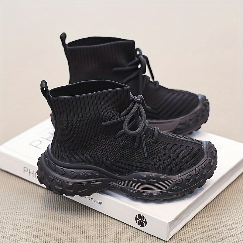 zapatos moda niñas 2024 calcetines otoño niños botas Temu Colombia