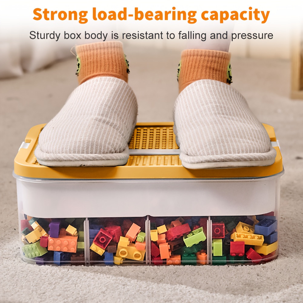 3-Layer Plastic Compartment Open Storage Box for Craft Supplies
