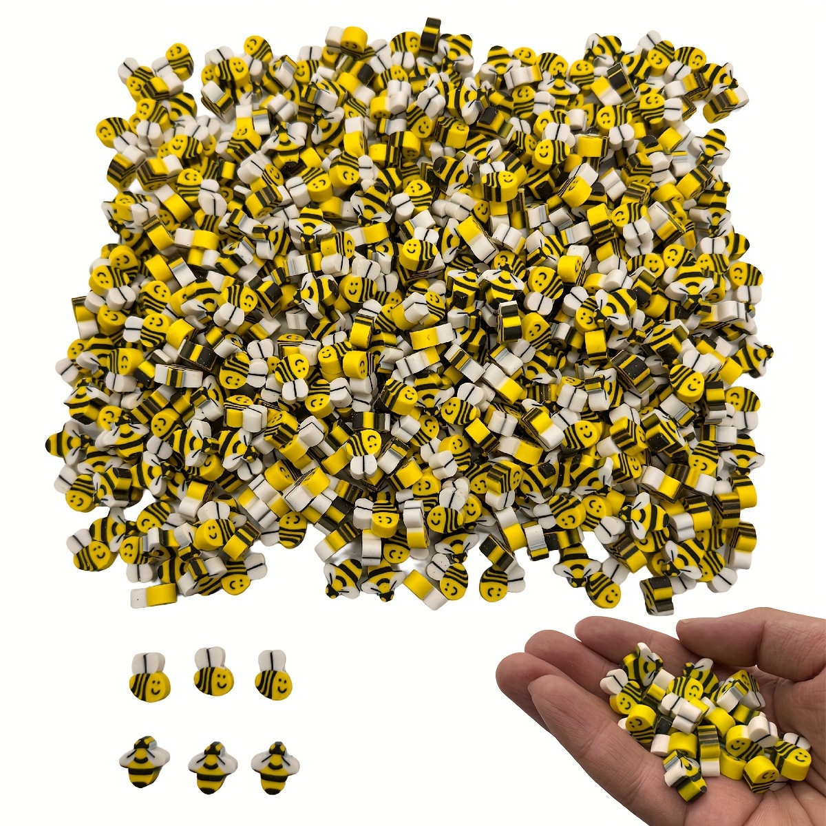 180 Pcs Bee Theme School Supply Kit - Welcome Back Pencils, Erasers, Cards & Bags For Students Classroom