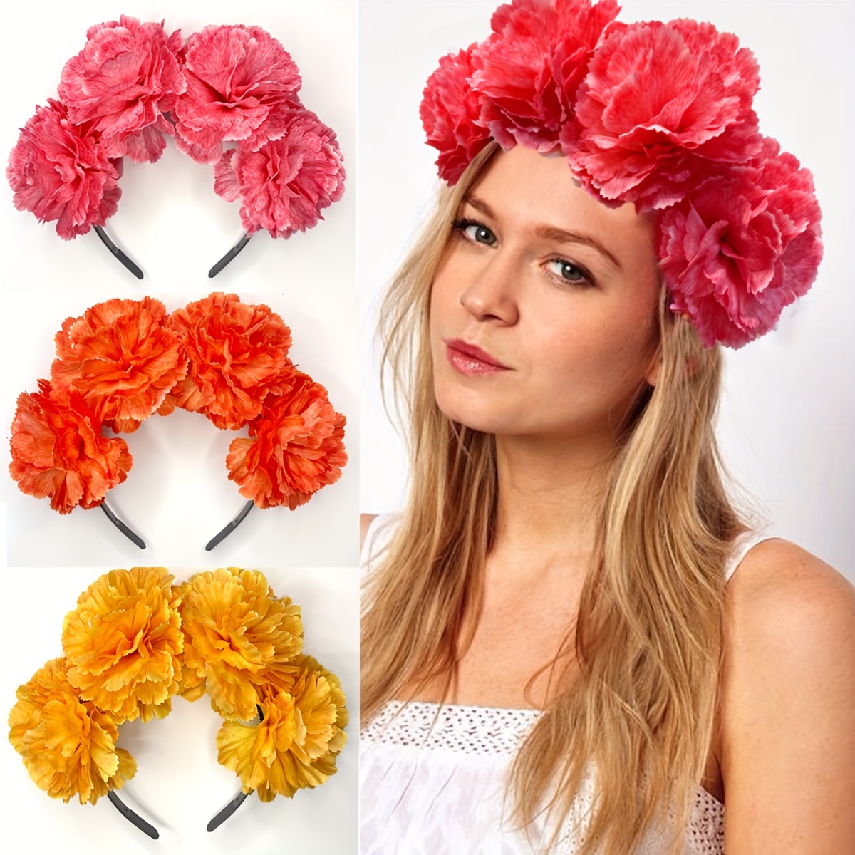 bohemian simulation extra large colorful hydrangea flower  display picture 3
