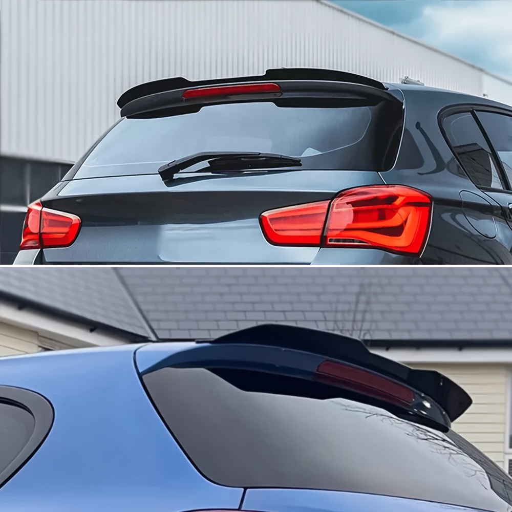 Rear Roof Lip Spoiler Tail Wing Universal Carbon Fiber For Hatchback