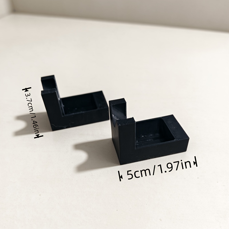 2pcs Angled Universal Nail Polish Holder Clips for Manicure