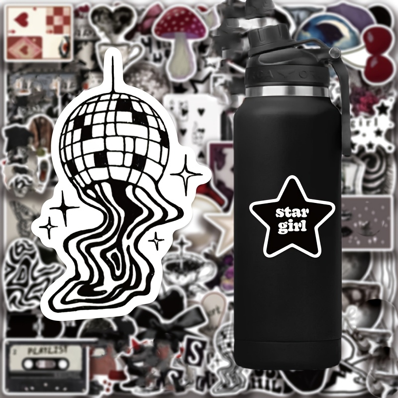 Image of This Set Of 102 Trendy Graffiti Stickers In Y2k Ideal For Decorating Phones, Drinking Glasses, Notebooks, And Luggage, Making It A Great Holiday Gift Option For .