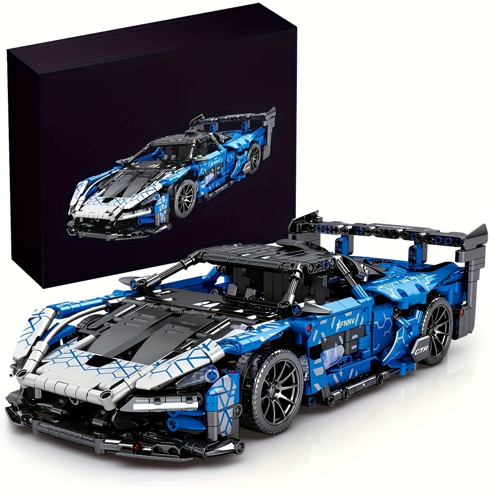 TEMU Sports Car Building Blocks Toys Adults Kits, 1:14 Moc Building Set Raceing Car Model (1404pcs)