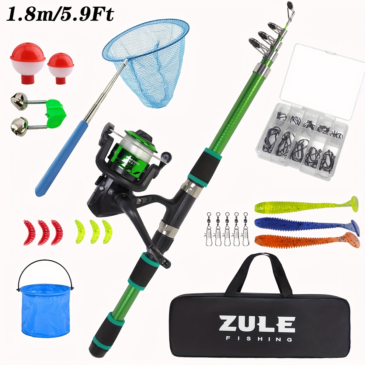 tsunami catfish rods Fiblink Fishing Rod 1 Piece/2 Piece Catfishing Fishing Pole Portable Travel Heavy Cat Catfish Casting Rod (6'/6'6