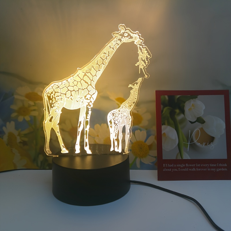 

Giraffe-shaped Led Night Light With Usb Power - Cozy , Home Decor & Computer Accessories