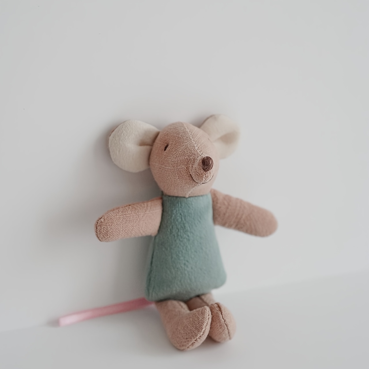 Nordic Style Fabric Mouse Doll, Thumb Doll Toy, Cute Wing Mouse Doll, Zodiac Gift, Birthday Gift Rag Doll, Small Ornament Decoration, Animal Doll, Christmas And Halloween Gift