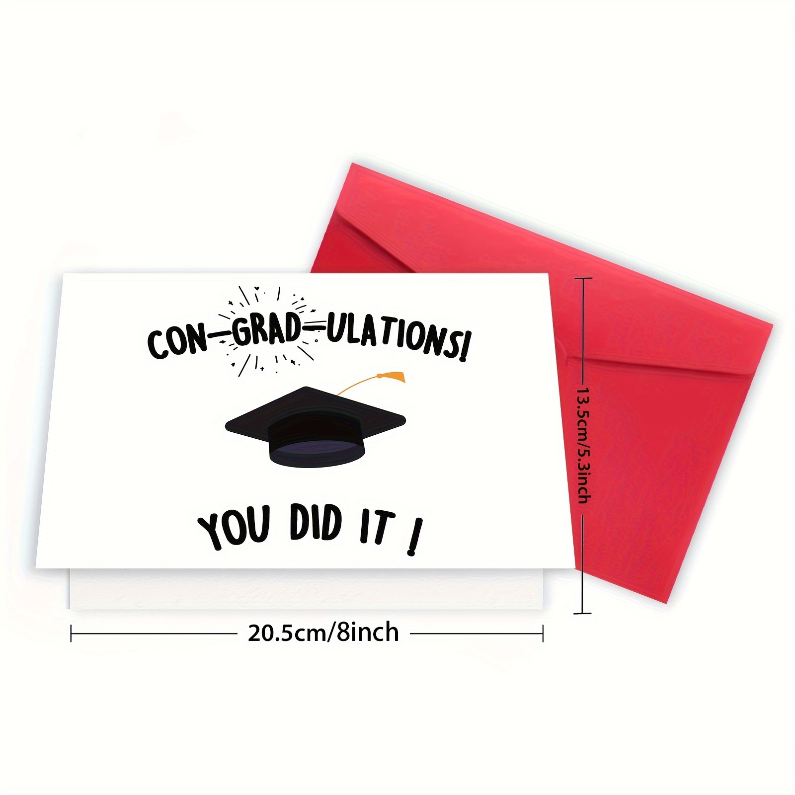 Graduation Congratulations Greeting Card Envelope - Temu