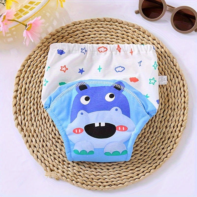   adorable cartoon animal   cotton training pants for   breathable washable diaper with 6 layer gauze     details 8