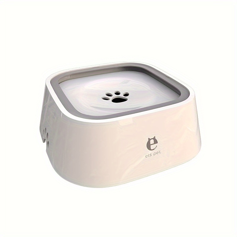 Slow Feeder Dog Water Bowl - Splash Proof And Anti-spill Pet Water Dispenser For Mess-free Drinking