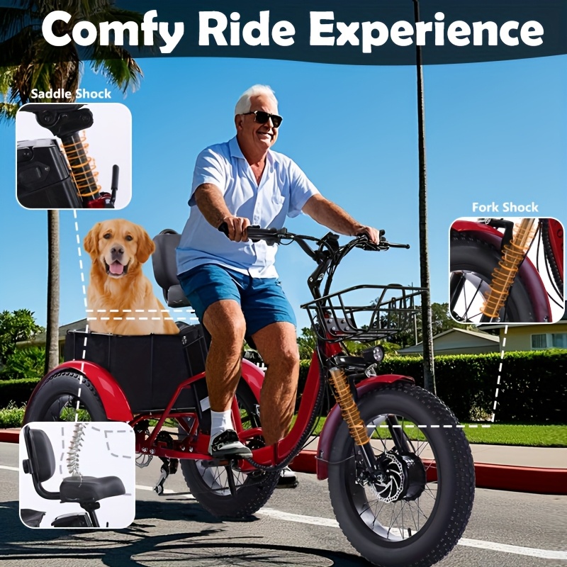 700w foldable   for elderly 48v 15ah removable   speed 20 mph 20 x4 0 fat tire       for adults   700w 3 wheel electric bike lcd dashboard   electric bike mobility scooter Product details 2