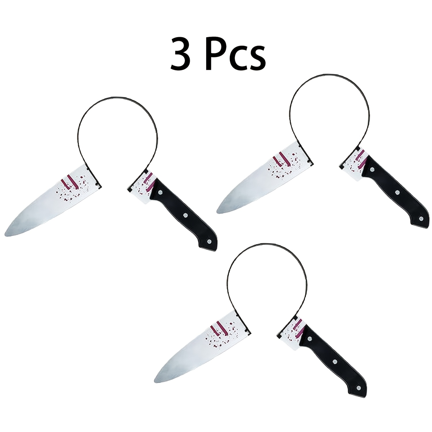 2pcs/3pcs Halloween Costume Headband, Funny Fake Bloody Axe