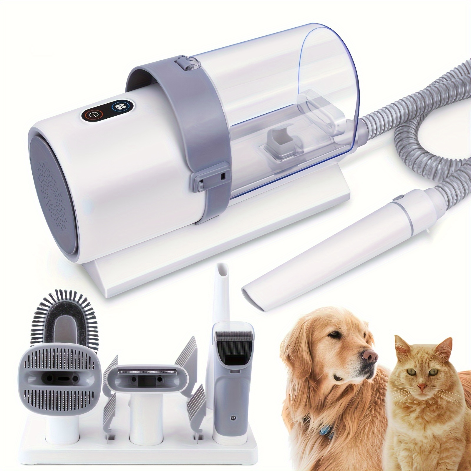 

1set Pet Electric Hair Cleaner, Pet Dog Groomer, Pet Grooming Accessories, Dog Cleaning Tools For Home Cleaning Pet Hair