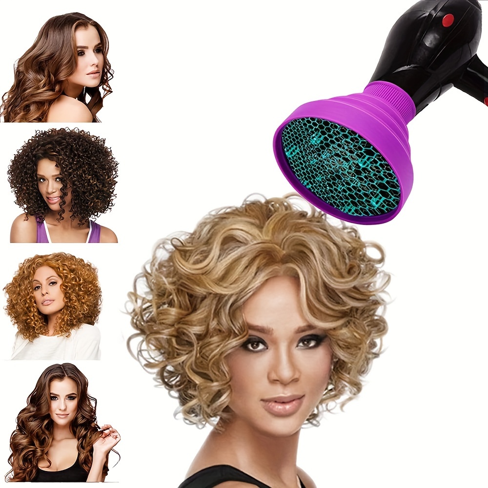 foldable silicone hair dryer diffuser attachment natural Temu Greece