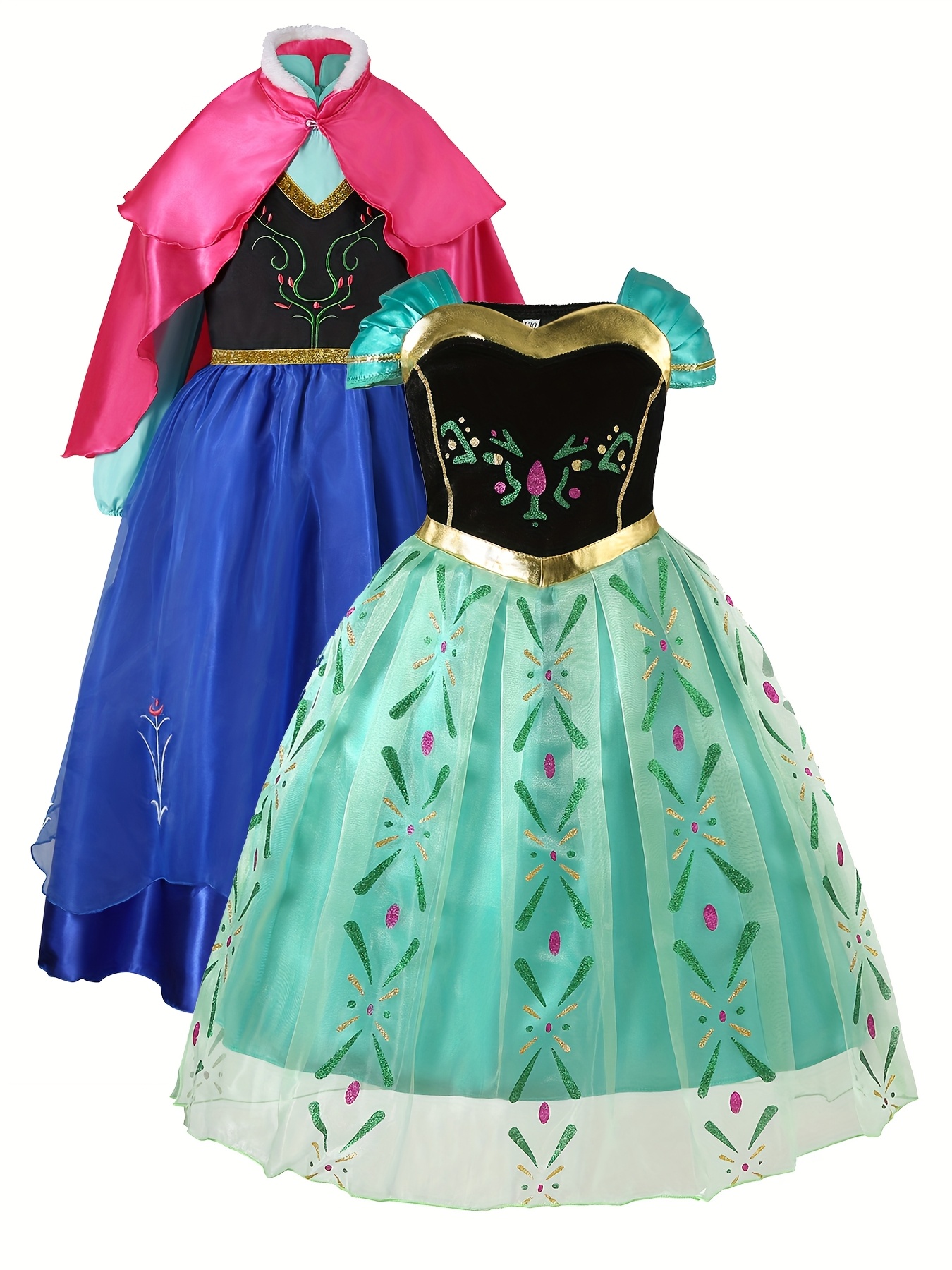 girls dress princess dress printed two - Temu Oman