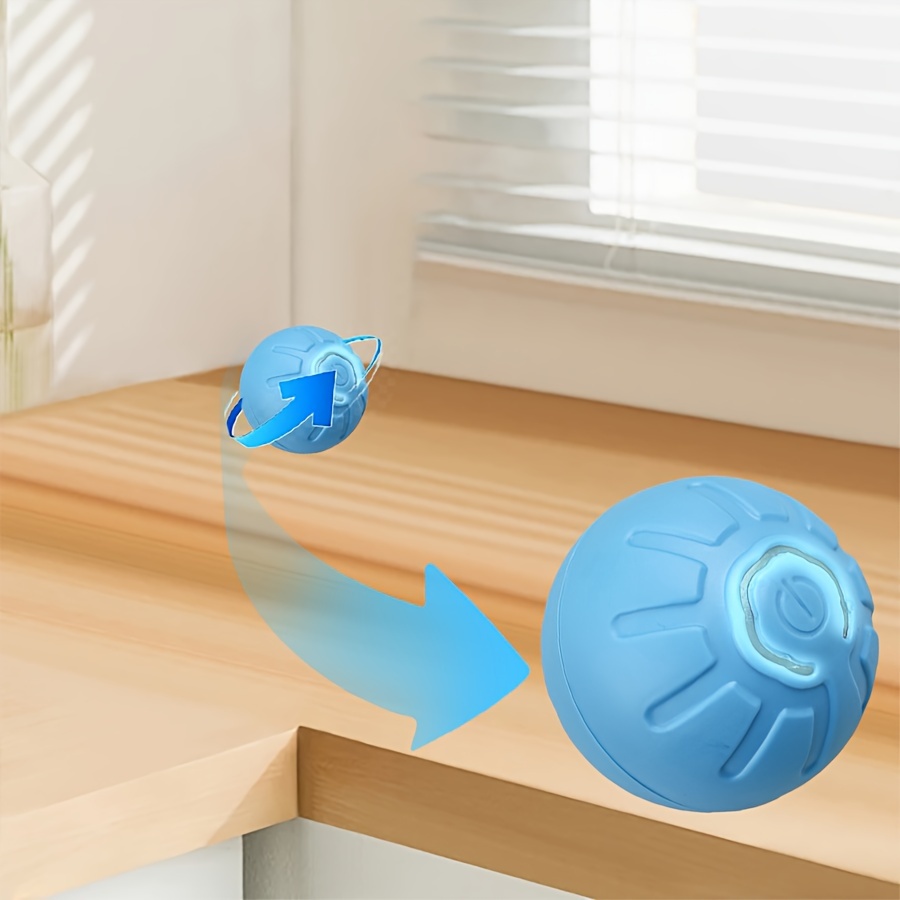 TEMU Interactive Dog Toys Dog Ball Motion Activated Automatic Rolling Ball Toys For/small/medium Dogs, Usb Rechargeable