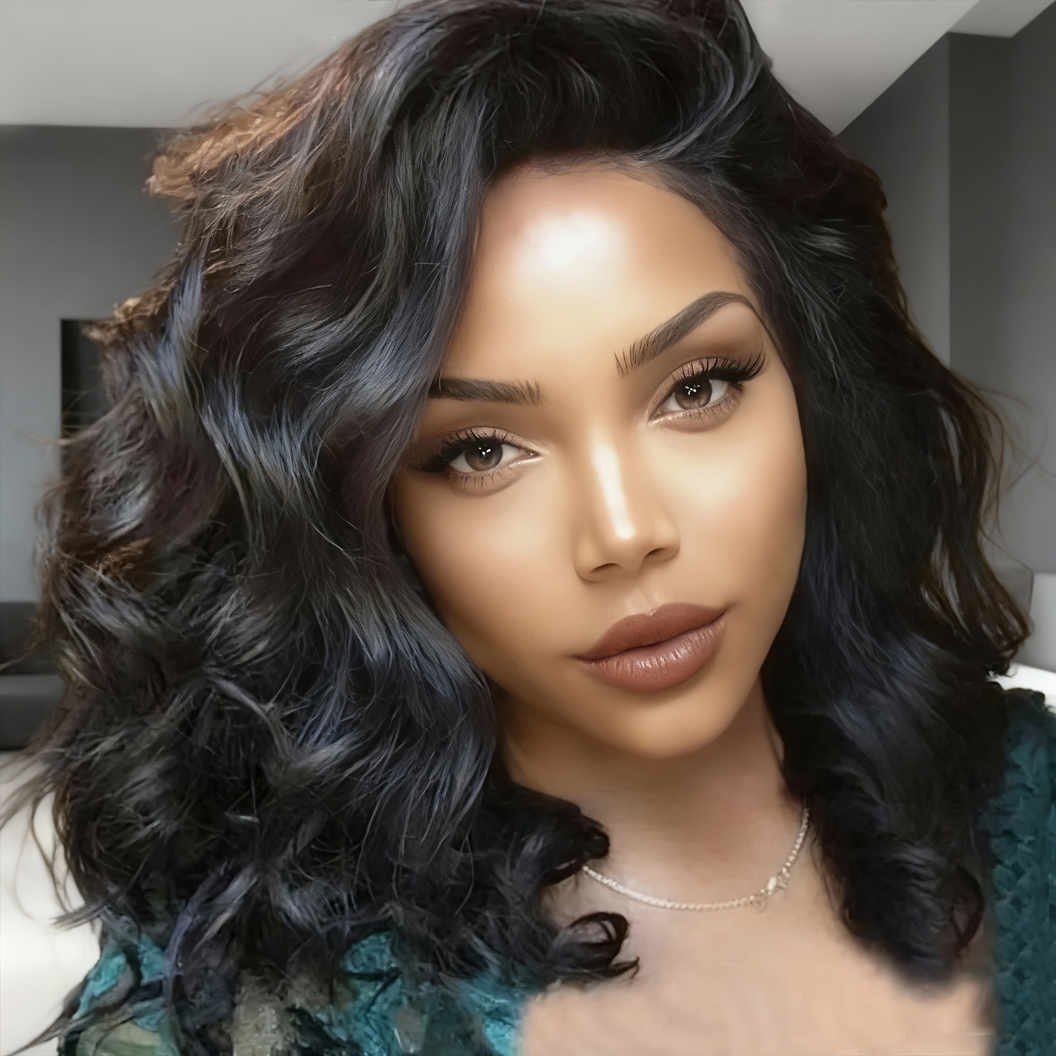 A Long Black Wigs For Women, Fluffy Curls Synthetic Black Natural And Realistic, Perfect Costume Wigs For Cosplay, Parties, Daily Wear, As A Fashionable Gift For Women, , , Includes A Hair Net