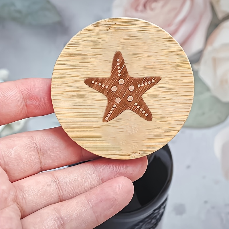 TEMU 1pc Retro Marine Bottle Opener - Wood Nautical Compatible For Beer & Bottles, Sea Creature (shells, Fish) - Gift Suitable For Father's Day,