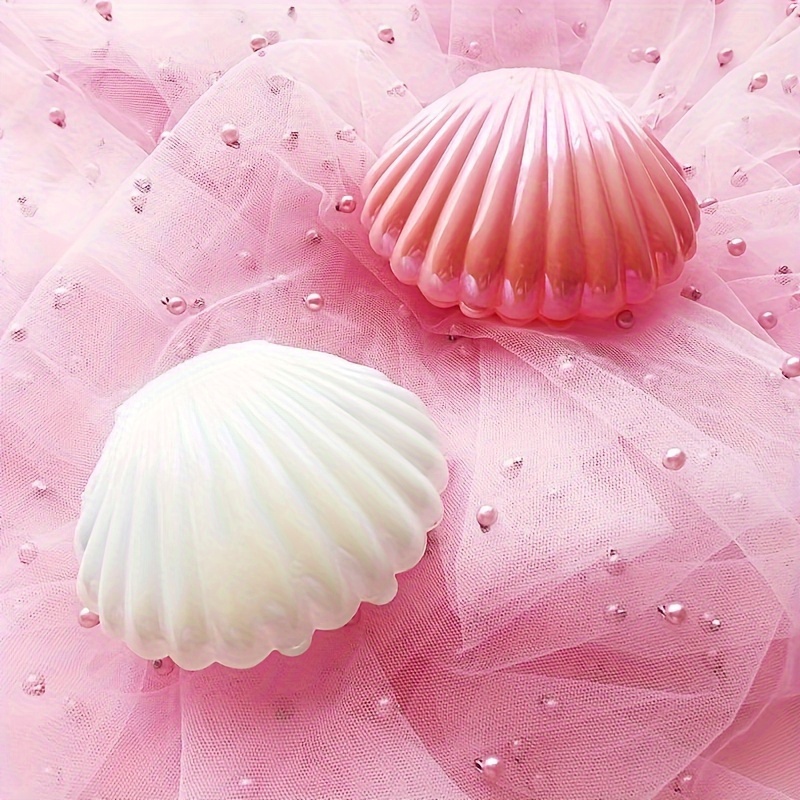 Shell Shaped Treasure Box Jewelry Box Lid Food Packaging Box Temu