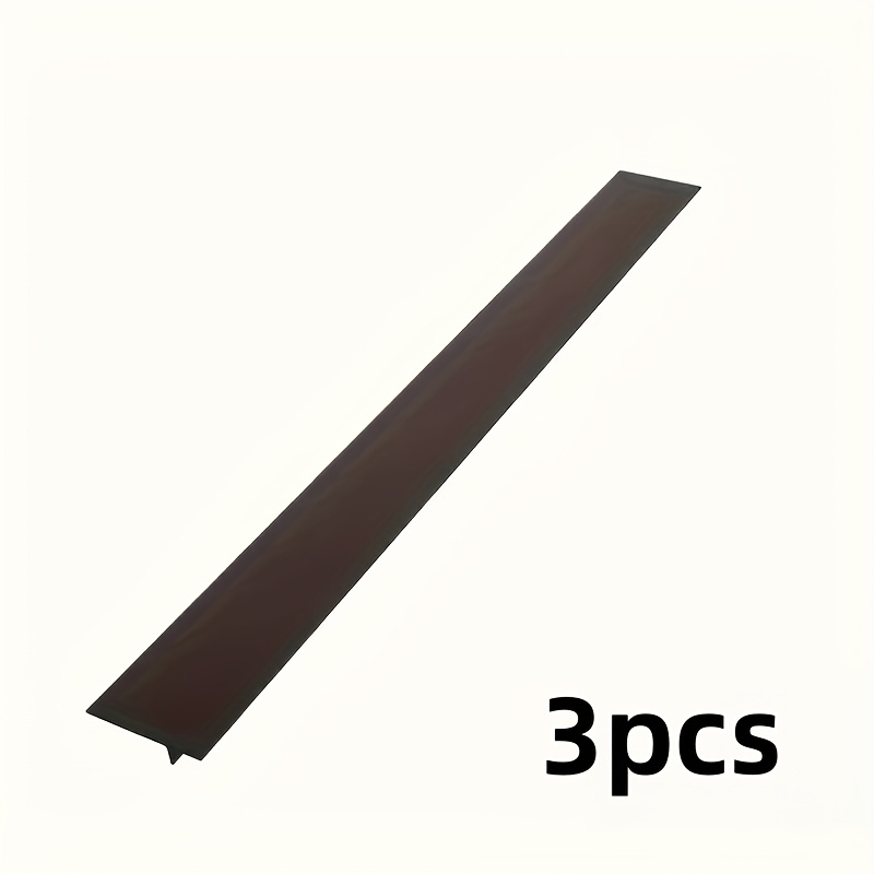 TEMU 3pcs Durable Silicone Sealing Strips, Suitable For Kitchen – High-temperature Resistant, Waterproof, And Stain-resistant; An Essential Upgrade
