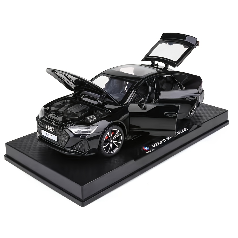 1:32 Rs7 Coupe Car Model, Alloy Static Simulation Car Model, Restored Car , With Display Base, Car Model Enthusiast Collection Ornament, Home Desktop Decoration, Model Player Birthday Festival Gift