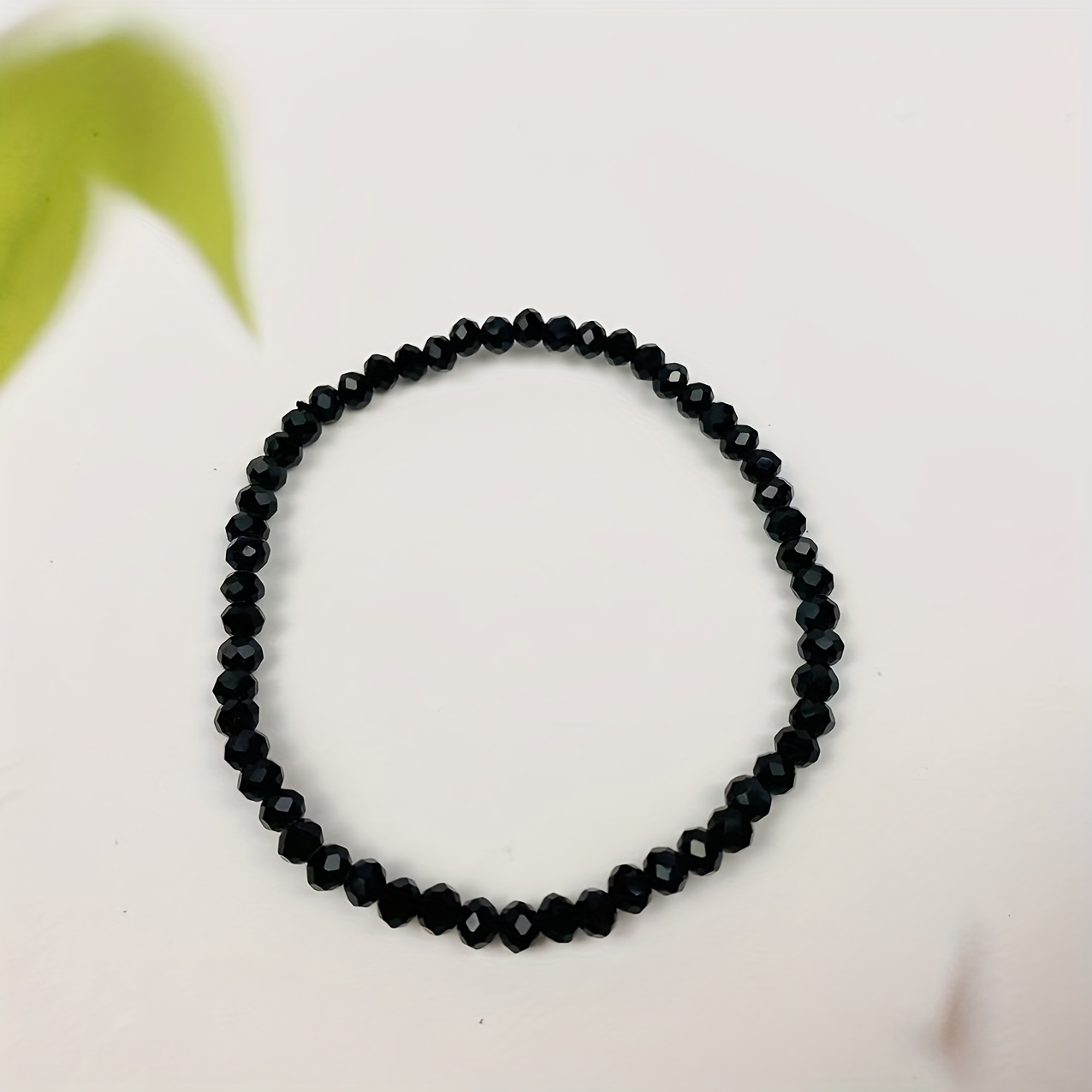 1pc Of Obsidian Bracelet, Obsidian Beaded Bracelet, Women's Bracelet