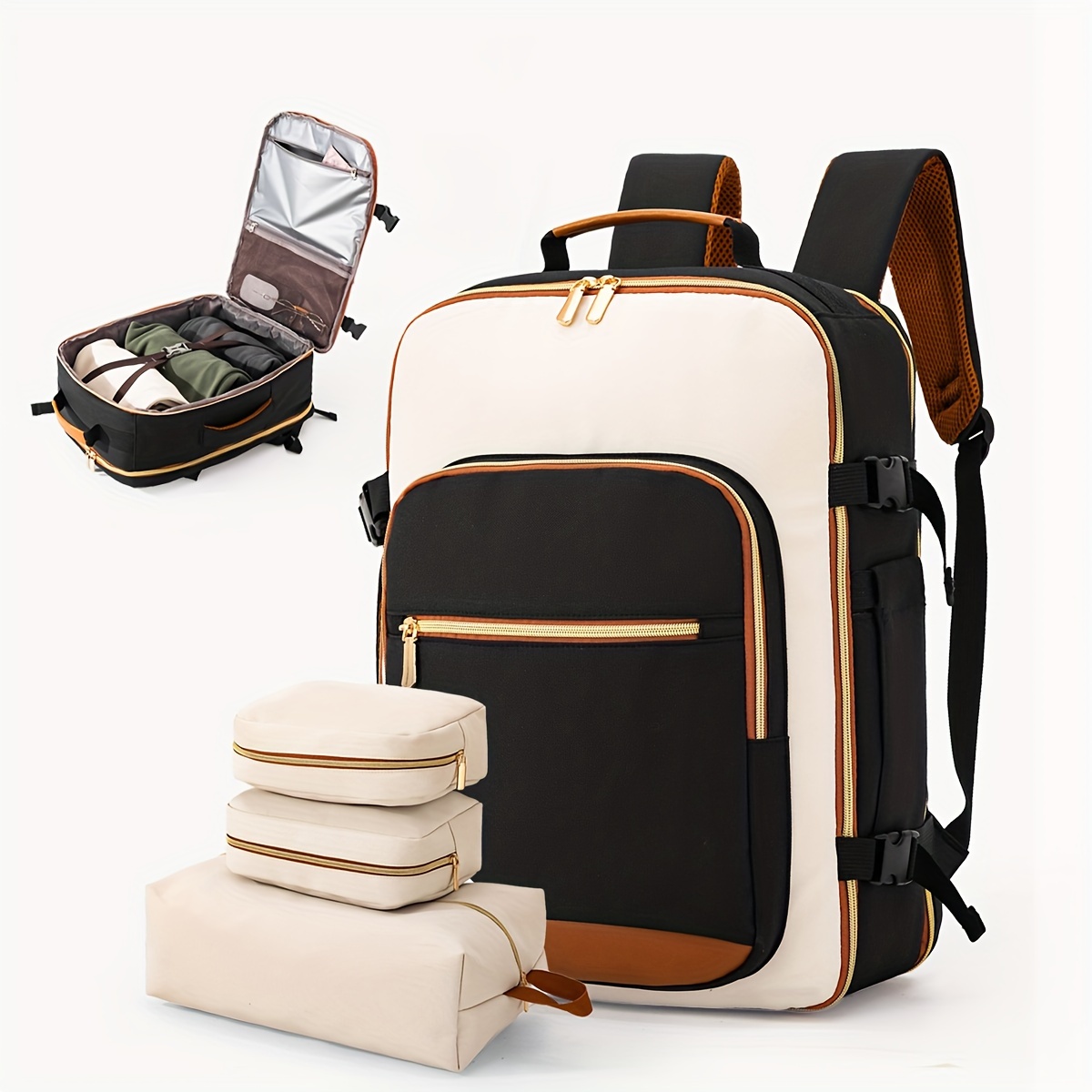 travel backpack women 40l carry backpack flight approved tsa  display picture 1