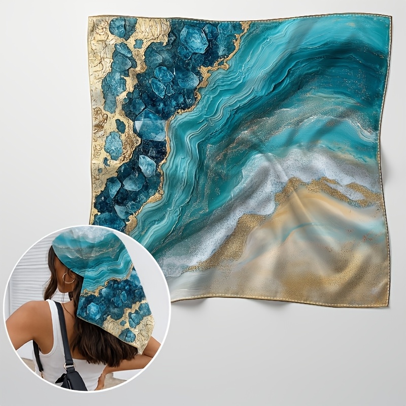 Abstract Texture Women's Headscarf, Multi-Functional