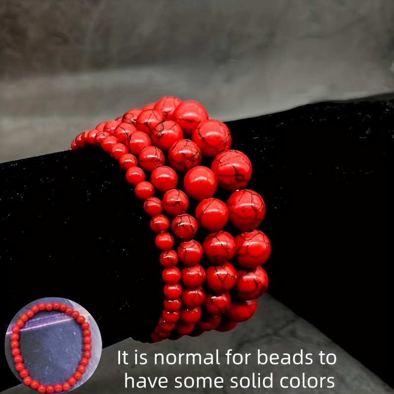 Image of 4pcs Fashion Natural Turquoise Bracelet Diy 4pcs New Women' Party Turquoise Bracelet