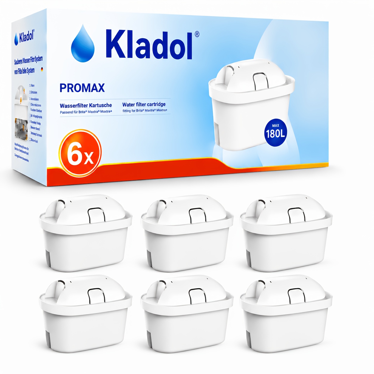 TEMU Paquete de 6/12 Cartuchos de Filtro de Agua, Filtros de Repuesto Compatibles Todo en Uno para Popularas de Filtro de Agua, Filtros de Agua de