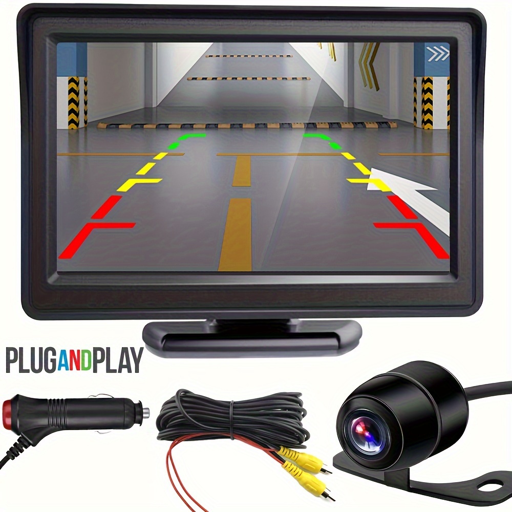 backup camera cigarette lighter hd backup camera 4 3 display fit cigarette lighter powered