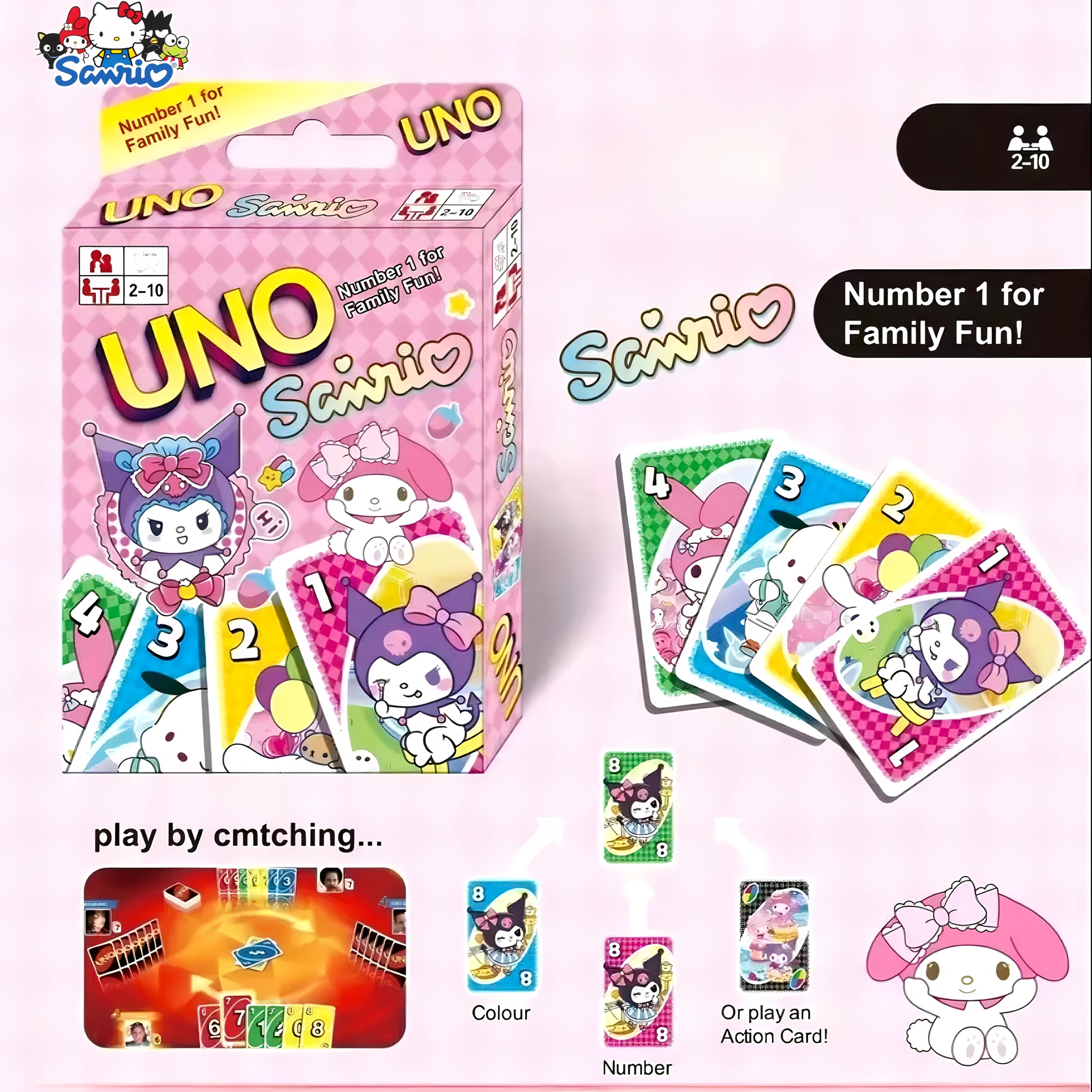 [Fun Party Games] 3 Boxes Licensed Party Games and Activities | Adorable Characters Unite to Bring Fun to the Whole Family, Suitable for 2-10 People, Perfect for Parties and Everyday Activities