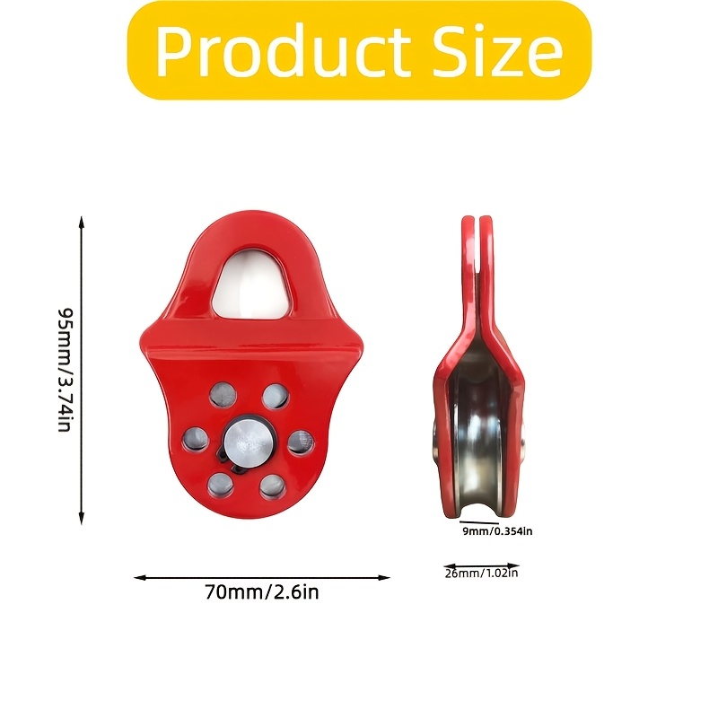 3t winch pulley block for synthetic rope heavy duty universal winch towing pulley   your winchs capacity Product details 3