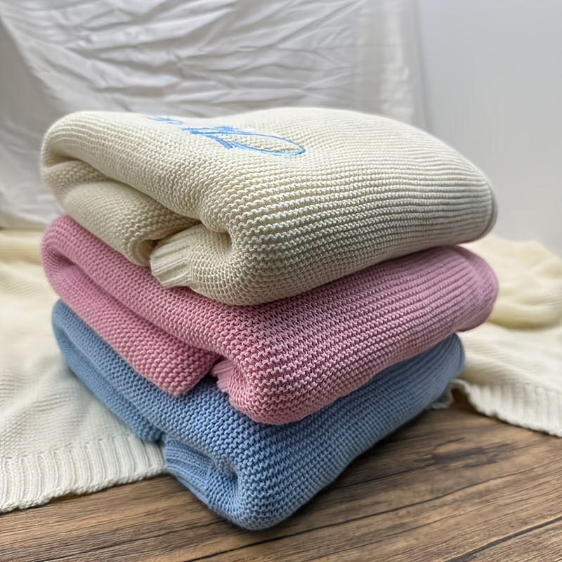 Custom Embroidered Blanket, Soft and Durable, Machine Washable