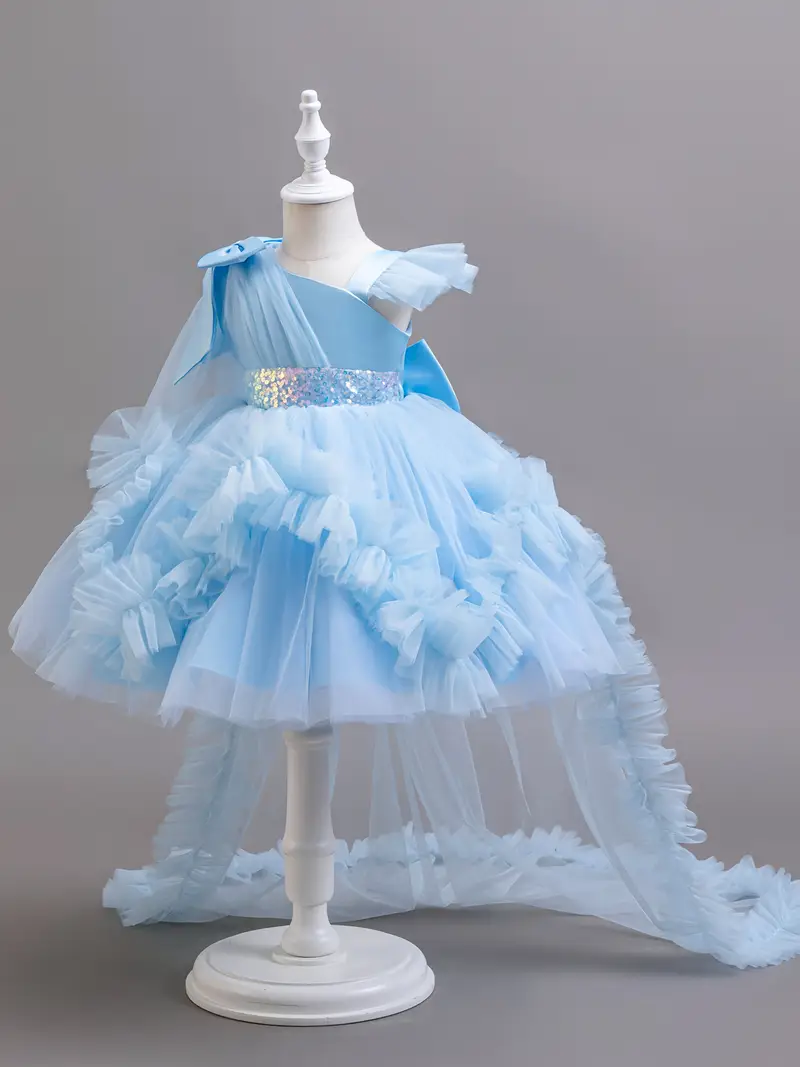 elegant girls sleeveless princess tutu dress flowing tulle - Temu elegant girls sleeveless princess tutu dress flowing tulle - Temu
