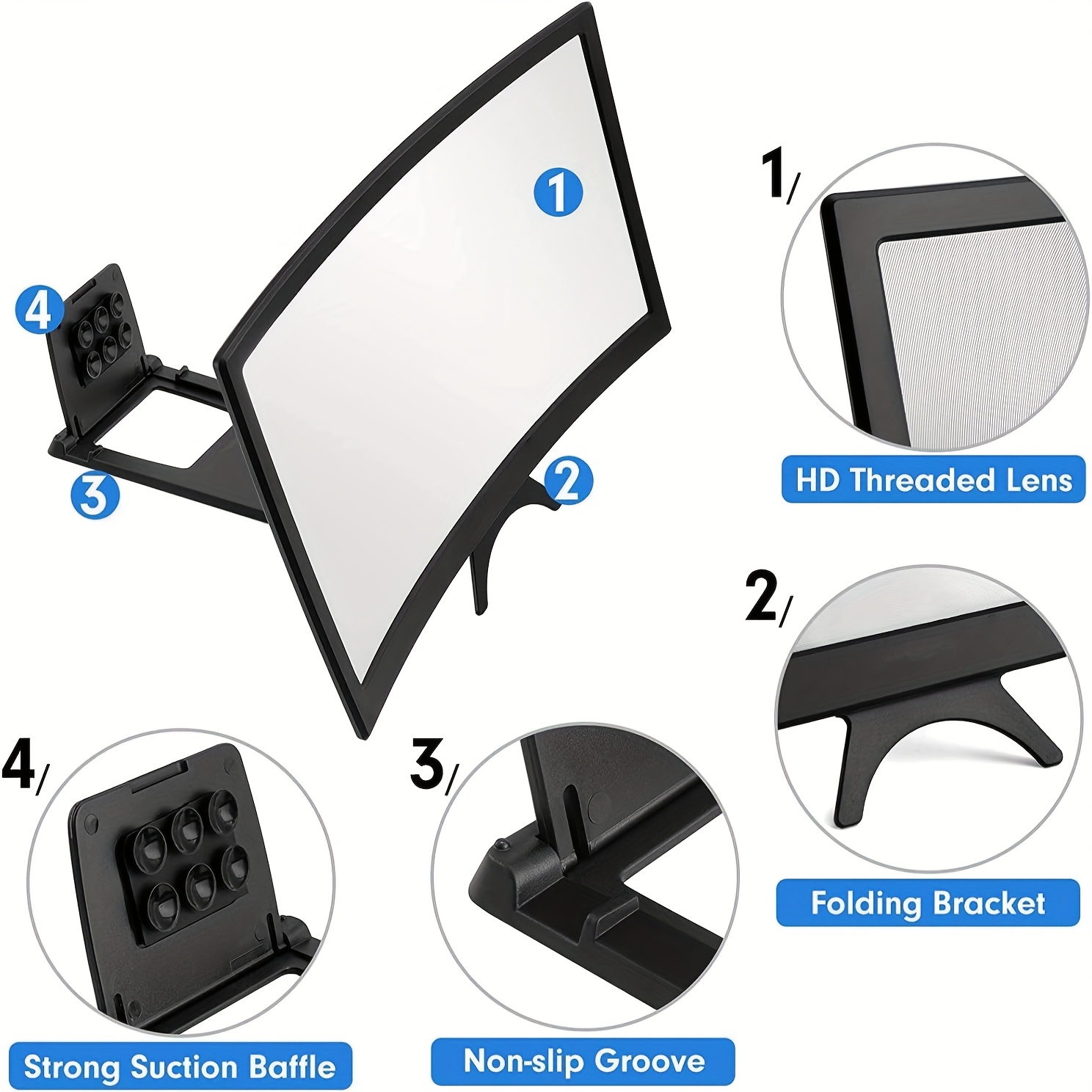 Laptop Magnifier Screen KolorFish Inches HD Screen Magnifier, SM