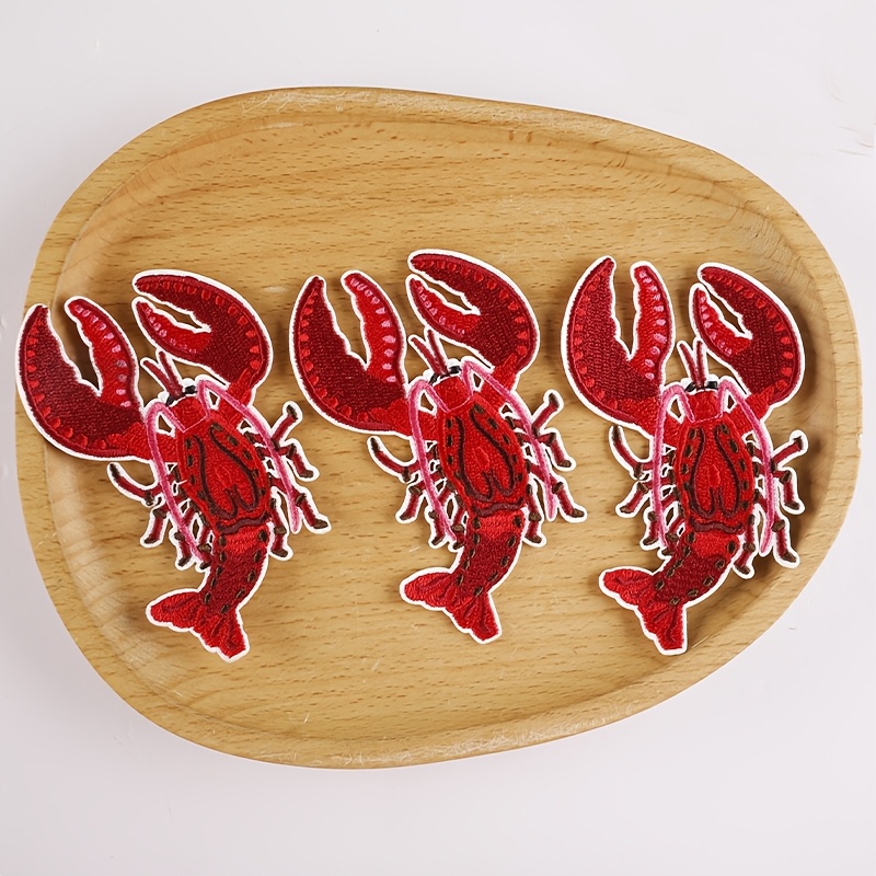 TEMU 3pcs Marine Pattern Diy Embroidered Iron-on Patches, Cute Cartoon Anime Style, Fashionable And Elegant, Hot Melt Adhesive Iron-on Type, Sewing